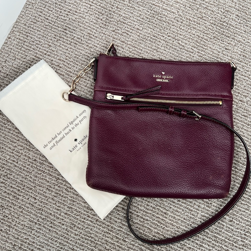 Kate Spade New York Jackson Street Gabriele Pebbled Leather Crossbody